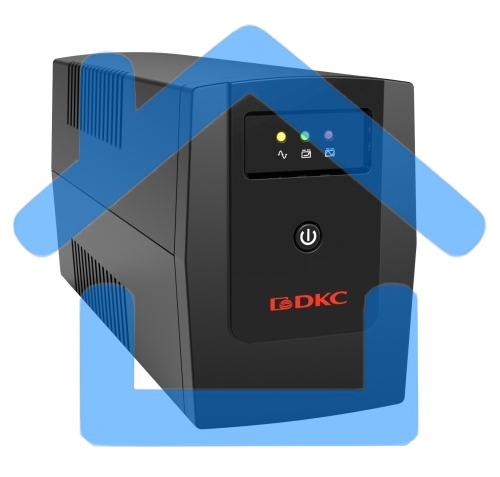 Источник бесперебойного питания ИБП Info 800В.А Schuko (2) DKC INFO800S