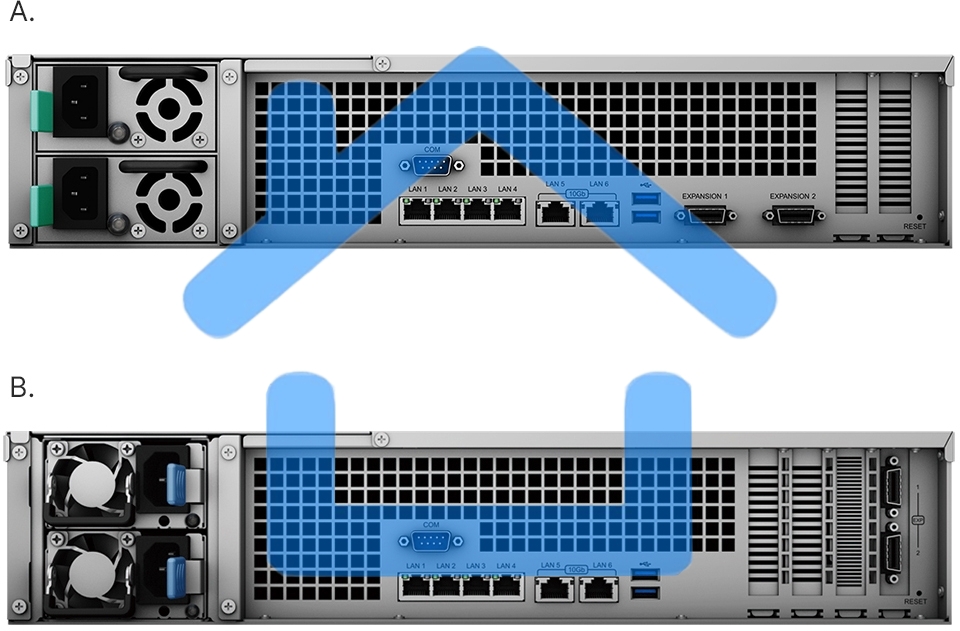 Система хранения Synology (Rack2U) 8C2