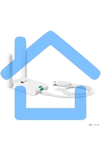 Сетевой адаптер TP-Link SOHO TL-WN822N Адаптер W300M High-Power Wireless USB Adapter, 2x2 MIMO, 802.11n