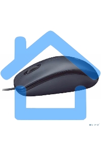 Мышь проводная Logitech M90 черный/серый, 1000 dpi, USB, кнопки - 3