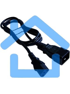 Шнур питания Lanmaster С13-C20, 3х0.75, 220В, 10А, черный, 5 метров