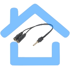 Переходник Defender Headset Jack 2*3.5jack - 3.5 4pin jack 0,15м