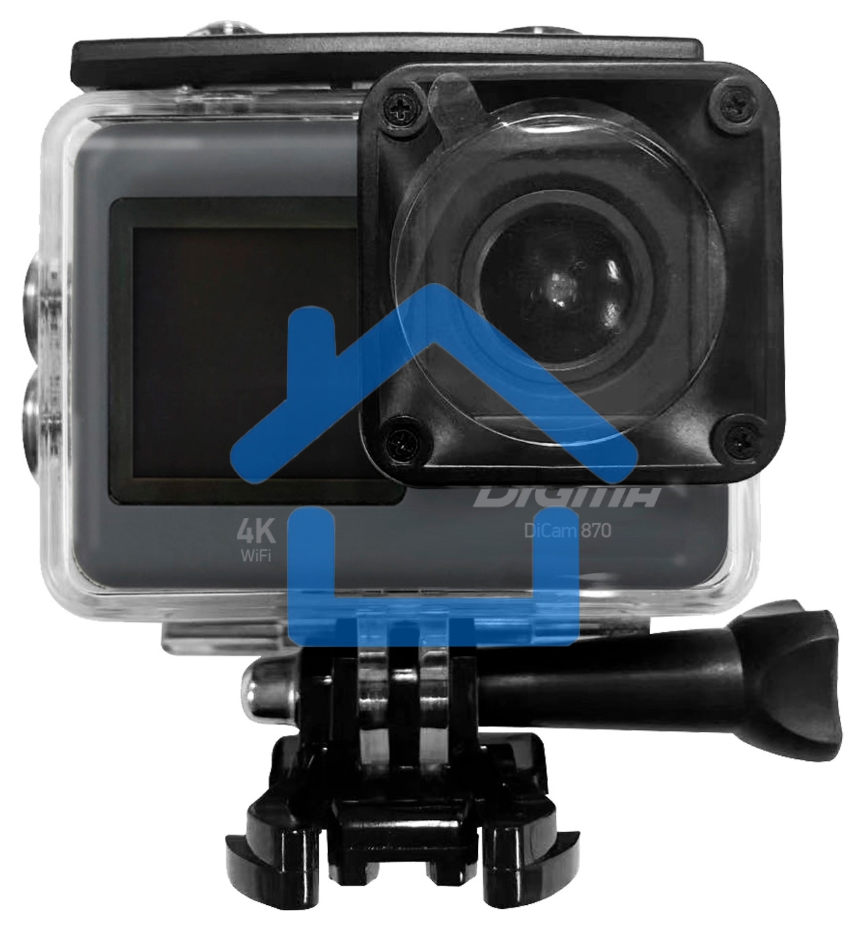 Экшн-камера Digma DiCam 870 серый