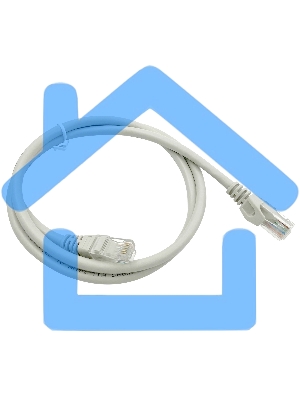Патч-корд Buro UTP 4 пары cat6 CCA molded 1м серый RJ-45 (m)-RJ-45 (m)