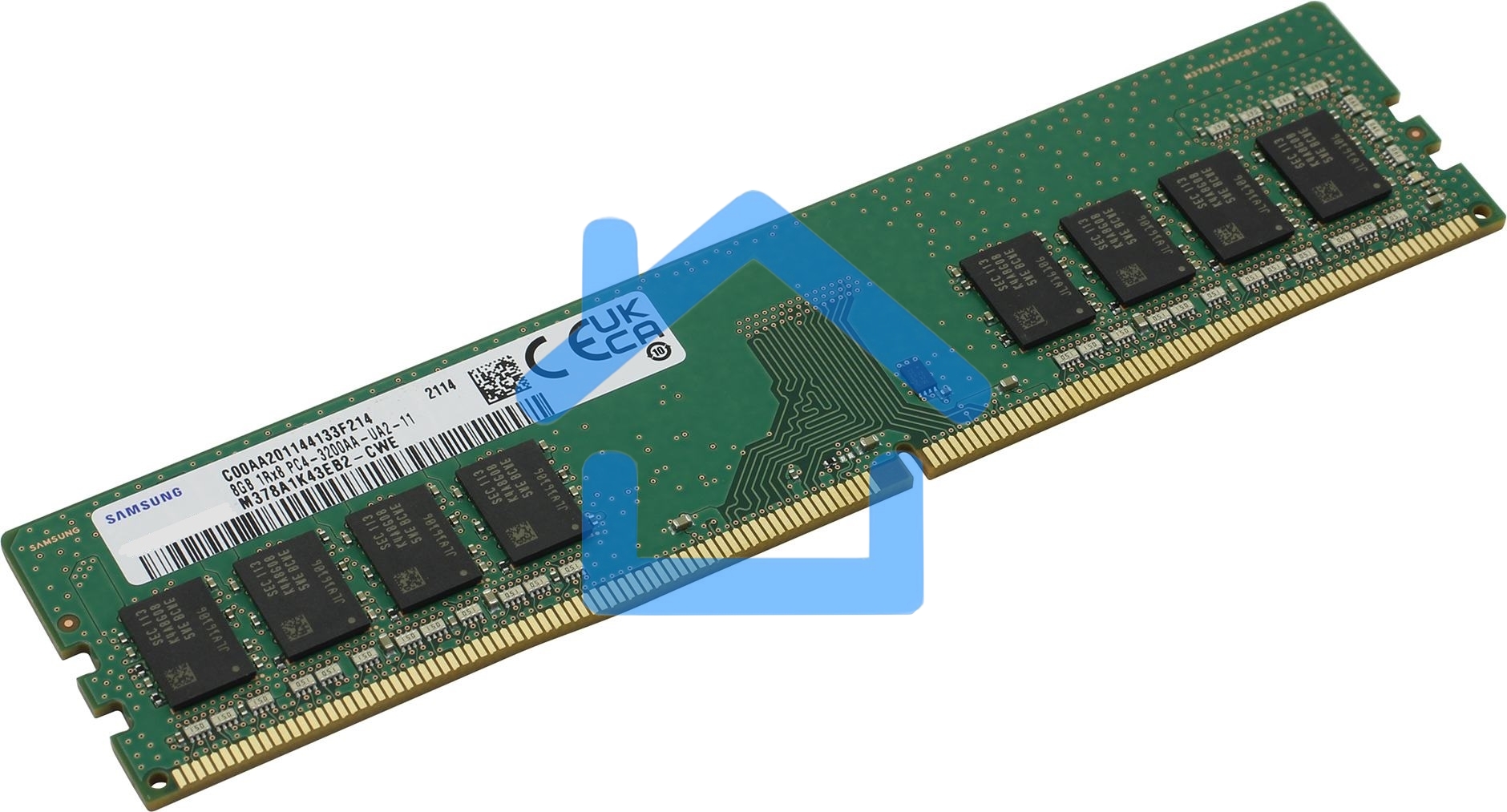 Оперативная память Samsung, DDR4, 8Gb (1x8Gb), 3200MHz, CL21, DIMM, OEM