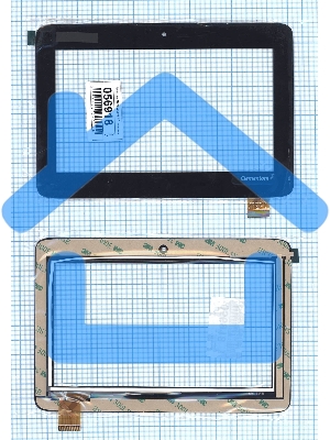 Сенсорное стекло (тачскрин) CY70S200781-01 черное