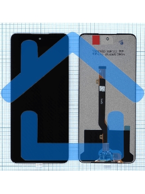 Дисплей для Tecno Pova 2, Infinix Note 10 NFC черный