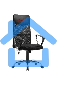 Кресло офисное Defender ATX черный