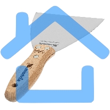 Шпательная лопатка Matrix из нержавеющей стали, 120 мм, буковая рукоятка, EFP