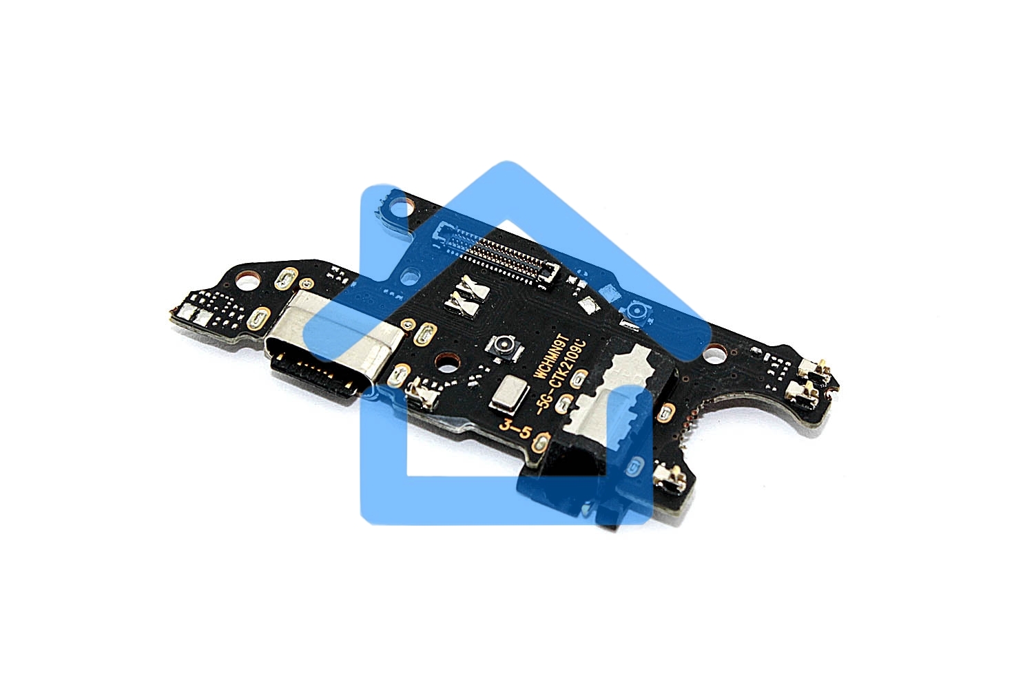 Нижняя плата с разъемом зарядки и микрофоном для Xiaomi Redmi Note 9T