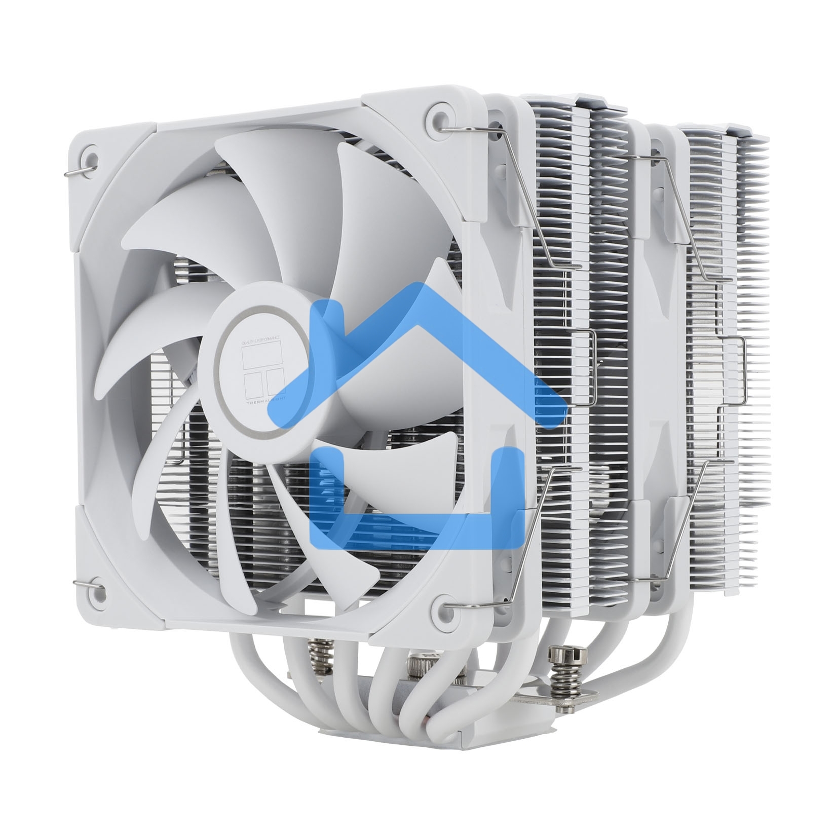 Кулер для процессора Thermalright Peerless Assassin 120 белый (4-pin PWM, 157мм, Ni/CU, 6x6мм, 2x120мм, 66.17CFM, 25.6dBA, 1550RPM, S: 1700, 1200, 20XX, 115X, AM5, AM4)