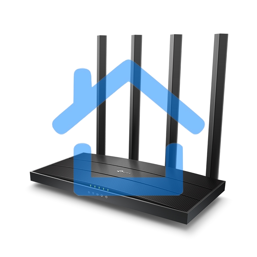 Роутер беспроводной TP-Link Archer C80 AC1900 10/100/1000BASE-TX черный