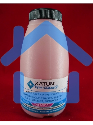 Тонер SAMSUNG CLP 320/325/360/365, CLX 3170/3305, Xerox 6110 magenta, химический (фл.45г.) Katun фас. Россия