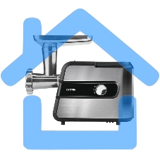 Мясорубка электрическая Centek CT-1623 <2000 Bт> 2 кг/мин, реверс, стальной коннектор, 2 диска, 2 насадки