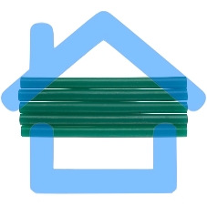 Клеевые стержни Rexant, Ø7 мм, 100 мм, зеленые, 6 шт., блистер