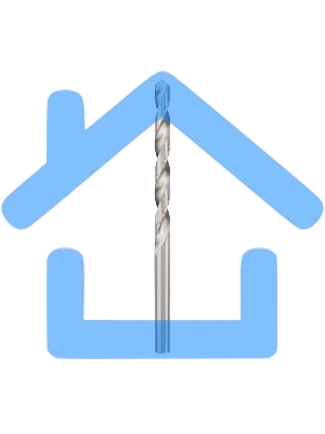 Сверло по металлу 6,0 мм HSS (1 шт. в упаковке) DIN 338 Kranz