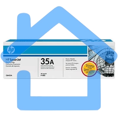Картридж лазерный HP CB435A черныйдля LJ P1005/P1006 1500стр.