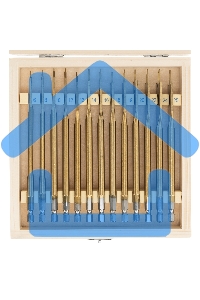 Набор сверл Matrix перовых по дереву, 6-8-10-12-13-14-16-18-19-20-22-24-25 мм 13 шт дерев