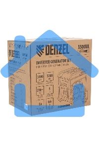 Электрогенератор бензиновый инверторный Denzel GT-3500iF, 3.5 кВт, 97 дБ, 27 кг