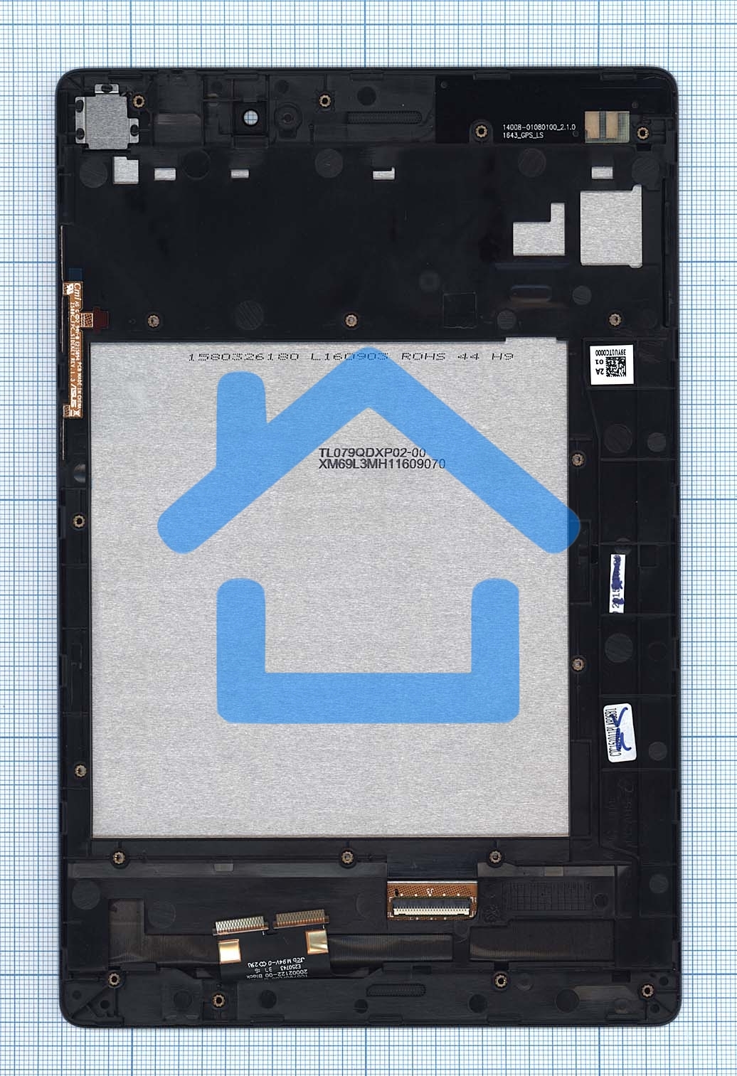 Модуль (матрица + тачскрин) для Asus ZenPad S 8.0 Z580 Z580C Z580CA черный с рамкой