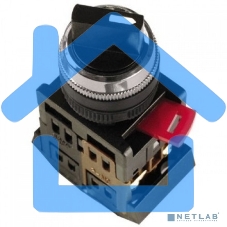 Переключатель AC-22 на 2 полож. черный I-O 1з+1p ИЭК BSW10-AC-2-K02