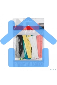 Набор трубок термоусадочных тонкостен. 20/10 (7 цветов по 3шт 100мм) EKF tut-n-20