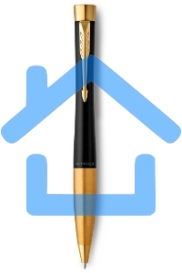 Ручка шариковая Parker Urban Core K314 (CW2143640) Muted Black GT M, синие чернила, подарочная коробка