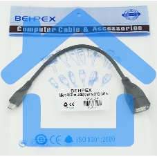 Кабель USB Behpex OTG USB(f)/MicroUSB (0.2м)