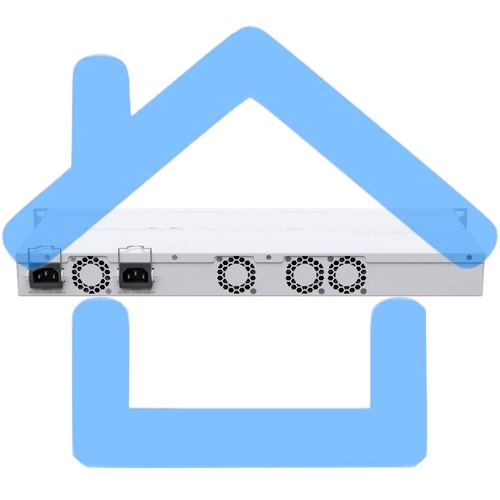 MikroTik CRS312-4C+8XG-RM Cloud Router Switch 8х 1G/2.5G/5G/10G RJ45, 4х 10G RJ45/SFP+ with RouterOS L5, 1U rackmount enclosure