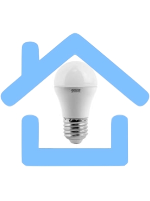 Лампа cветодиодная Gauss LED Elementary Globe 6W E27 2700K Арт.LD53216