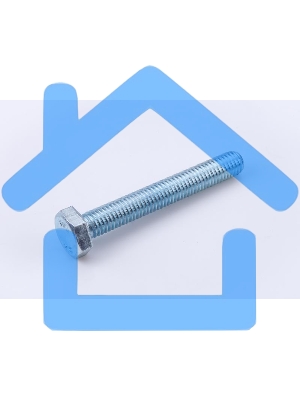 Болт М8х40 с шестигранной головкой цинк. DIN 933 (уп.40шт) класс прочности 5.8. пакет СТРОЙМЕТИЗ UTORM3011658