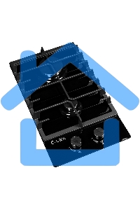 Газовая варочная панель LEX GVG 321 BL2 конфорки газ-контроль электроподжиг
