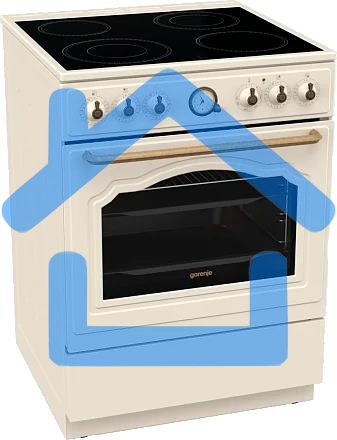 Плита электрическая Gorenje GECS6B70CLI белый, конфорок 4 электрических, духовка 71 л, 60 см x 85 см x 60 см