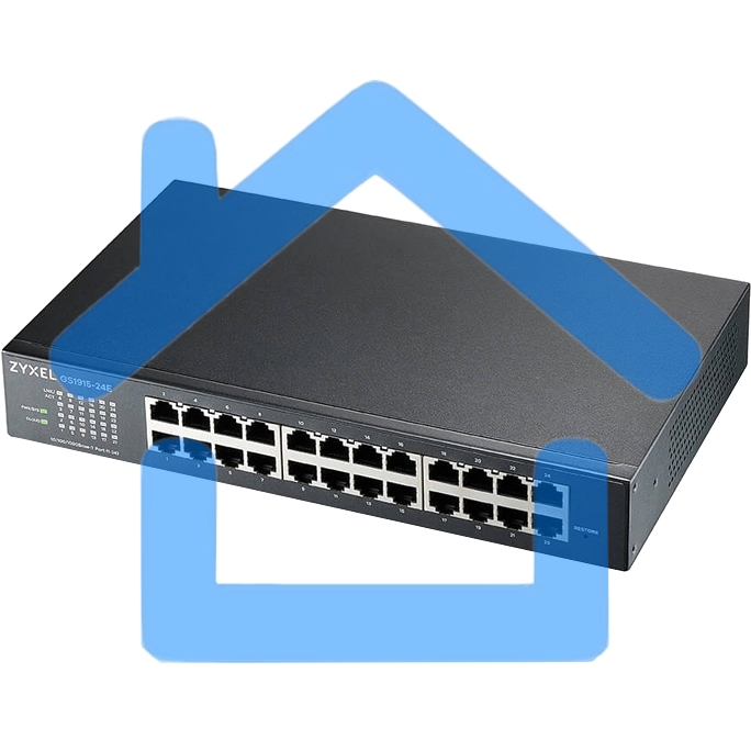 Коммутатор гибридный Smart L2Zyxel NebulaFlex GS1915-24E, rack 19