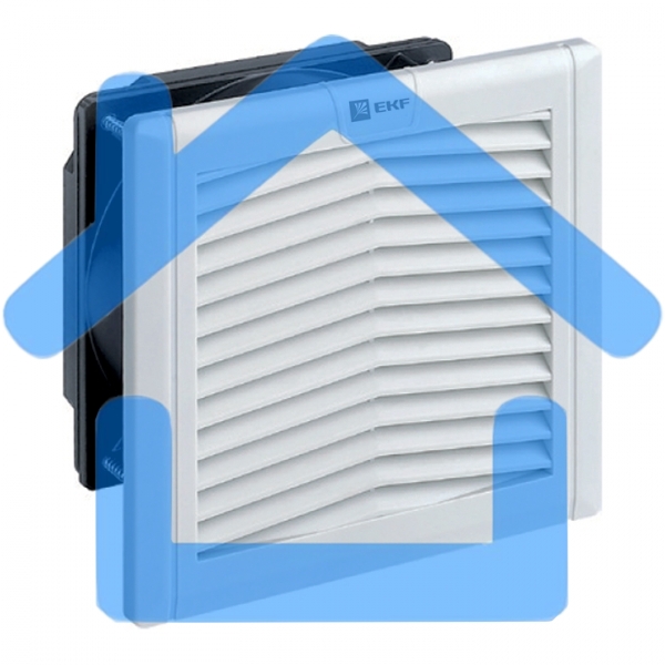 Вентилятор с фильтром 305 куб.м./ч 223x223мм 220В IP54 PROxima EKF FAN305F