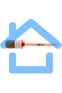 Кисть круглая №12 (45 мм), натуральная щетина, деревянная ручка MTX 82082