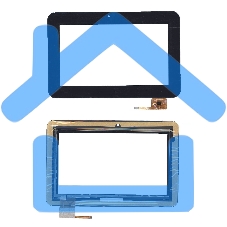 Сенсорное стекло (тачскрин) DY-F-07029-V2, черное