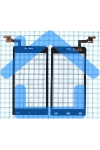 Сенсорное стекло (тачскрин) для Micromax Q370, черное