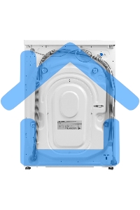 Стиральная машина Maunfeld MFWM127STWH06 белый, загрузка фронтальная 7 кг, 1200 об/мин., класс: А+++