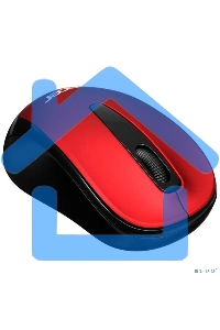 Мышь беспроводная Acer OMR136 красный, 1000 dpi, радиоканал, USB, кнопки - 3