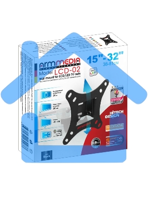 Кронштейн для телевизора Arm Media LCD-02 черный 15