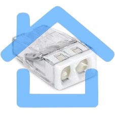 Клемма с пастой 2-пров. 0.5-2.5мм2 однож. белый (уп/100шт) 2273-242 WAGO