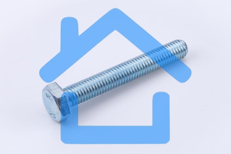 Болт М10х25 с шестигранной головкой цинк. DIN 933 (уп.40шт) класс прочности 5.8. пакет СТРОЙМЕТИЗ UTORM3012028