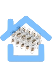 Концевой зажим винтовой изолированный КЗВИ 4 мм (5х1) (20 шт./уп.) Rexant