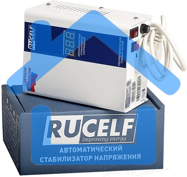Стабилизатор напряжения Rucelf КОТЕЛ-600 0.6кВА однофазный белый