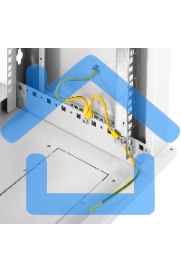 Шкаф телеком. настенный разборный 6U (600х350) дверь стекло,цвет черный (ШРН-Э-6.350-9005) (1 коробка)