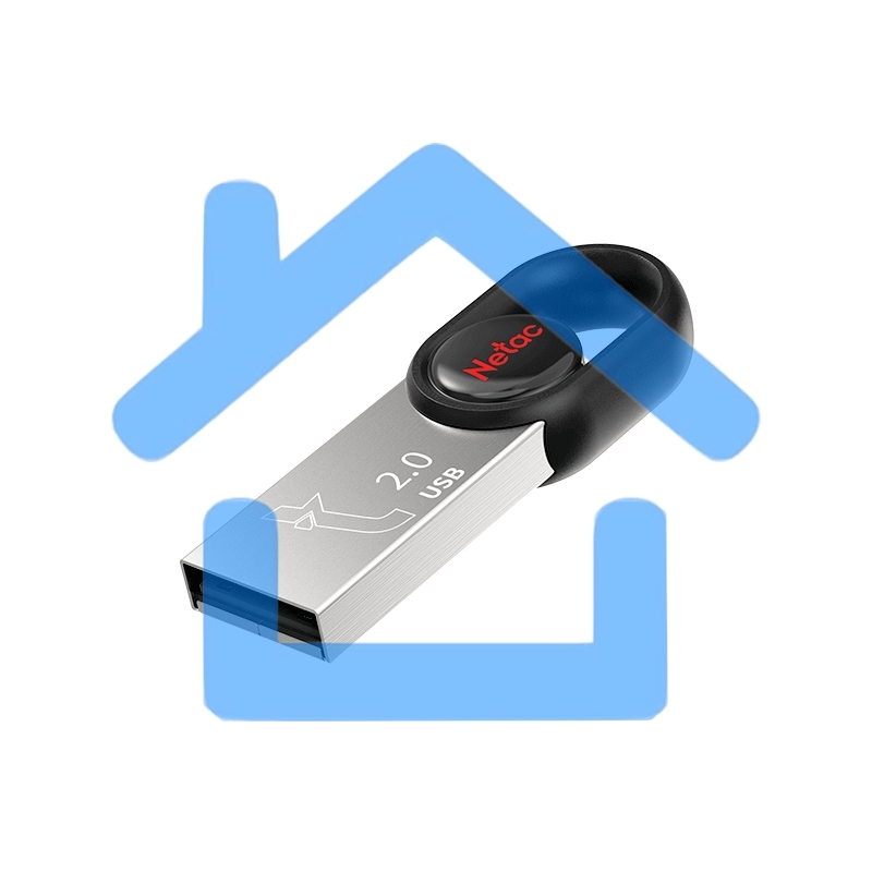Флешка USB R/W Netac UM2 64Gb <NT03UM2N-064G-20BK>, USB2.0