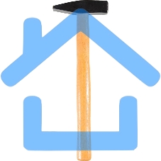 Молоток 400гр. Квадратный боек, деревянная ручка