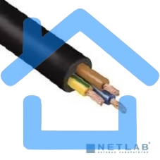 Провод соединительный ПВС 3x0,75 мм², белый, длина 5 метров, ГОСТ 7399-97 Rexant