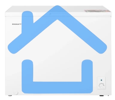 Морозильный ларь Kraft BD(W)-280RX, белый 260л